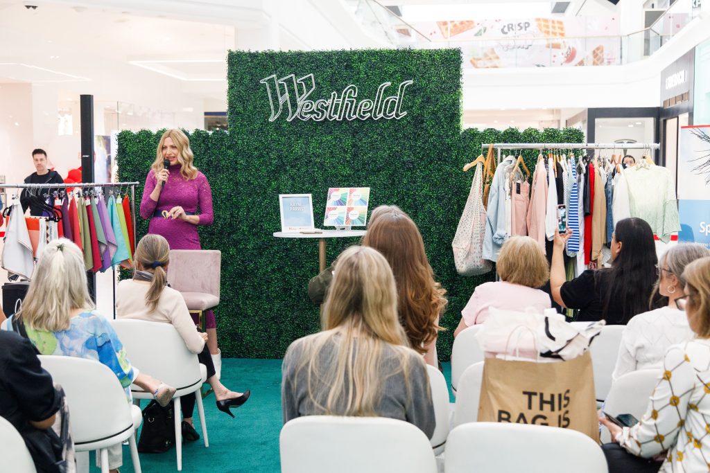 Rayne Parvis speaking at style event
