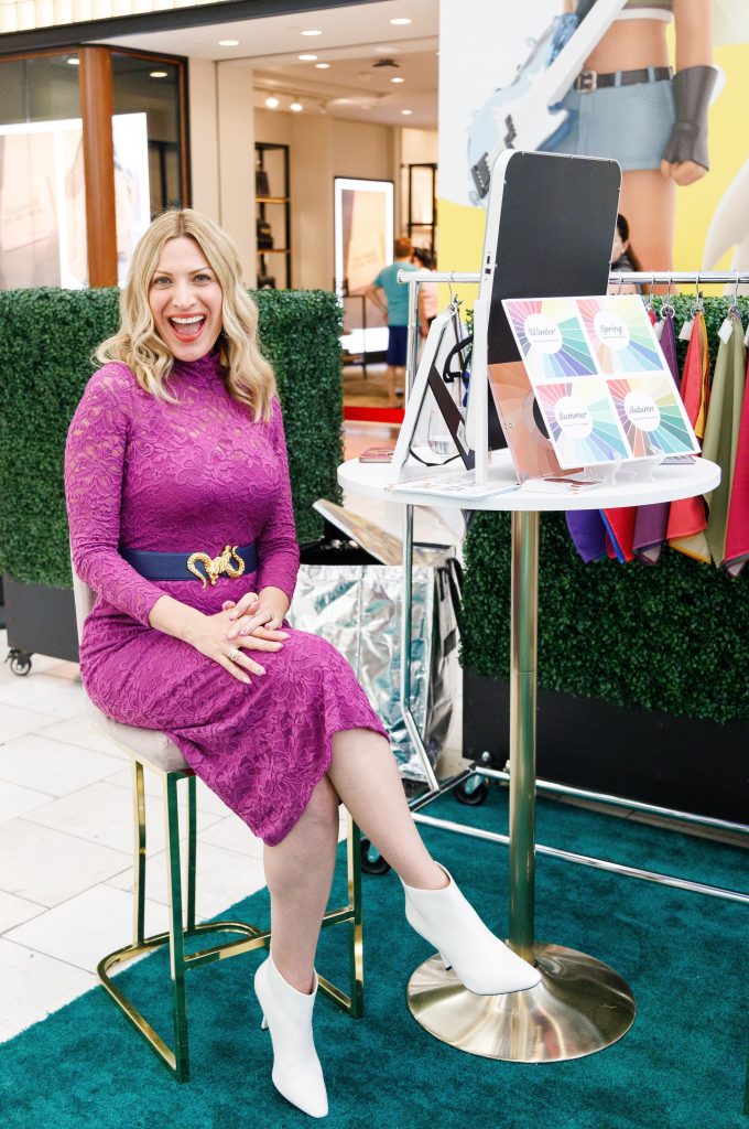 Rayne Parvis smiling at style event